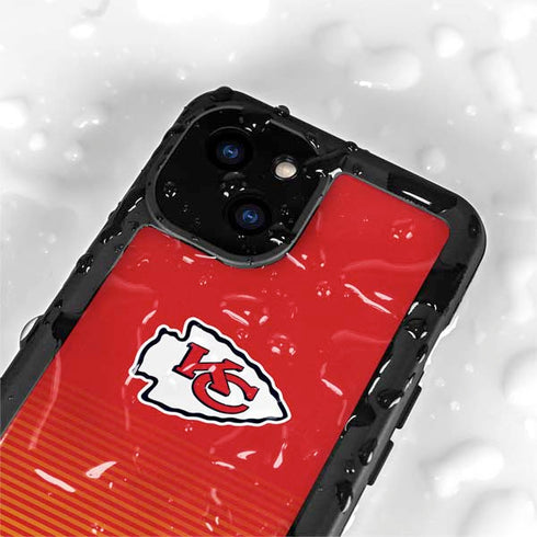 NFL Kansas City Chiefs Breakaway iPhone 15 Waterproof Case